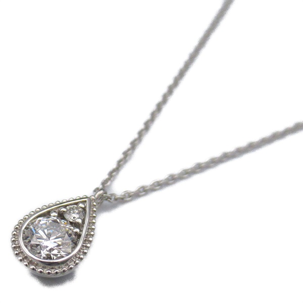Vendome Aoyama Diamond Necklace Pt900 Pt850 Platinum Used Women Pendant