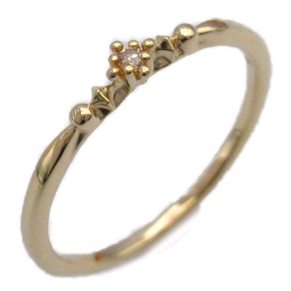 NOJESS Diamond Ring 10KYG Yellow Gold Used US size 5.8 women
