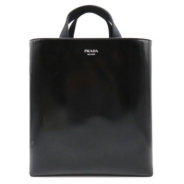 PRADA Shopping Tote hand Bag 2VG113ZO6F0002 leather NERO