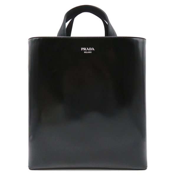 PRADA Shopping Tote hand Bag 2VG113ZO6F0002 leather NERO