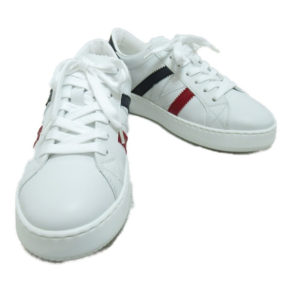 MONCLER MONACO M shoes sneakers 4M00220M3126P0737 Nylon White NEW mens 36 1/2