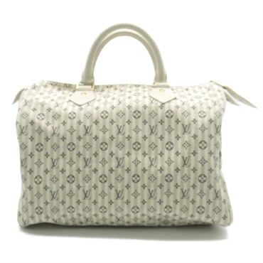 LOUIS VUITTON Speedy 30 Hand bag M95500 Monogram mini Lin Croisette canvas White