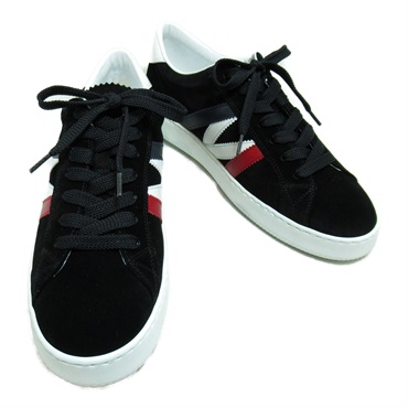 MONCLER sneakers shoes 4M00290M2923P9043 Suede Black NEW mens size 43