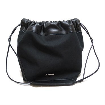 JIL SANDER Shoulder Bag J07WG0027P4860001 leather canvas Black