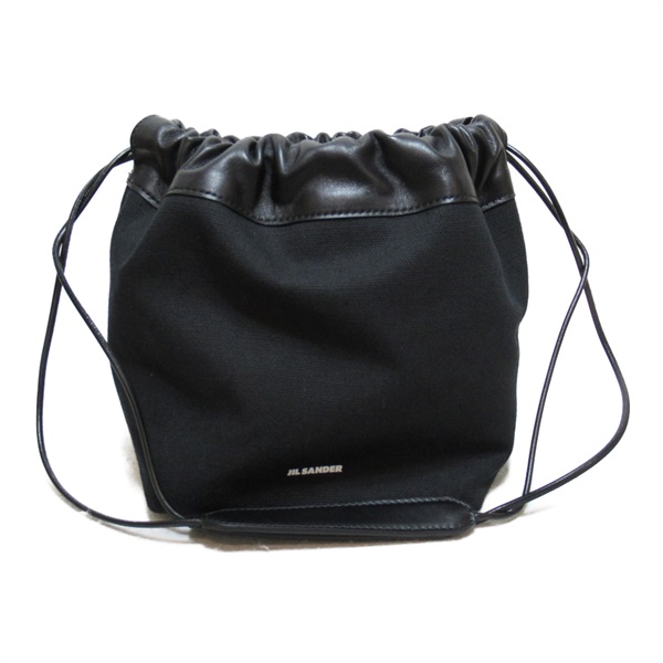 JIL SANDER Shoulder Bag J07WG0027P4860001 leather canvas Black