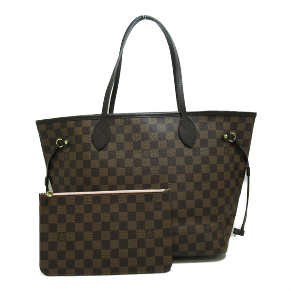 LOUIS VUITTON Neverfull MM Shoulder tote bag N41603 Damier Rose Ballerine Pink