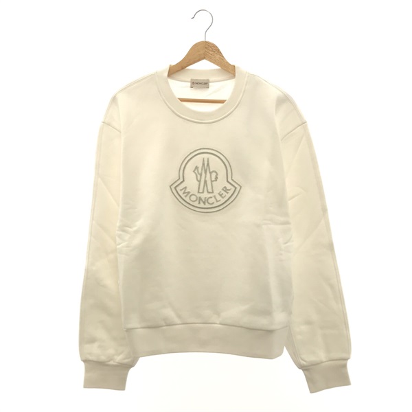 MONCLER sweatshirts Tops 8G00028809KX001L cotton White NEW unisex size L