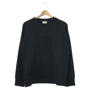 MONCLER sweatshirt tops 8G00053899TR999S cotton Black NEW Women size S