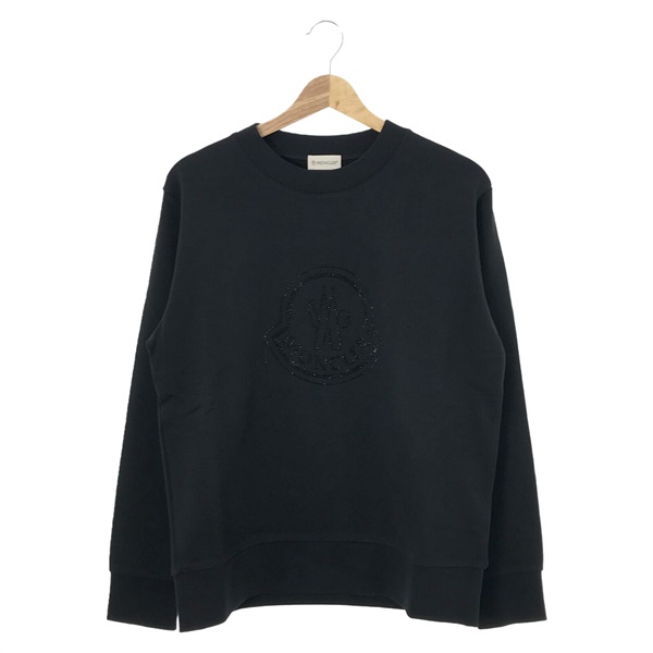 MONCLER sweatshirt tops 8G00053899TR999S cotton Black NEW Women size S