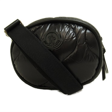 MONCLER belt Waist bum bag 5L00003M2974999 leather Black