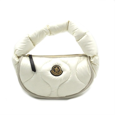 MONCLER Hobo Shoulder Bag 5C00001M2974034 polyamide White NEW Women