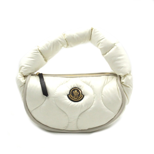 MONCLER Hobo Shoulder Bag 5C00001M2974034 polyamide White NEW Women