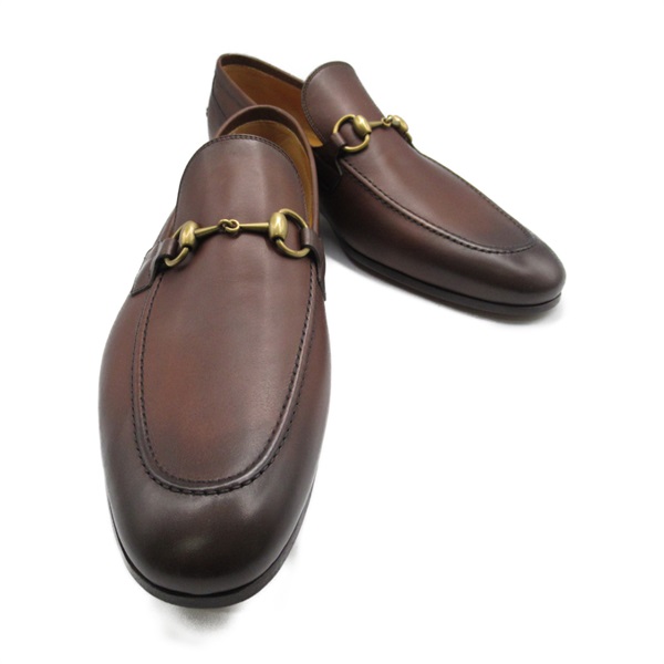 GUCCI Leather shoes 406994BLM0020249.5 leather Brown Used mens size 9 1/2
