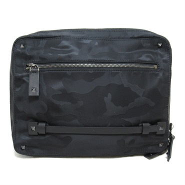 Valentino business bag QY2B0564NBV0NO Nylon Black Used unisex
