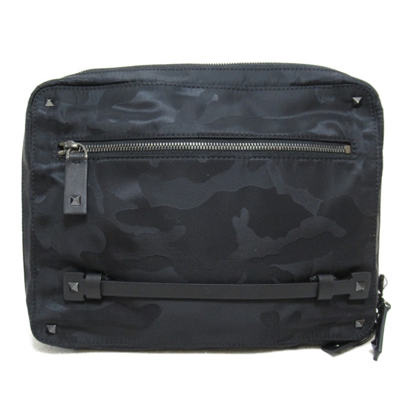 Valentino business bag QY2B0564NBV0NO Nylon Black Used unisex