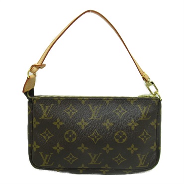 LOUIS VUITTON Pochette Accessoire accessory pouch hand bag M51980 Monogram Used