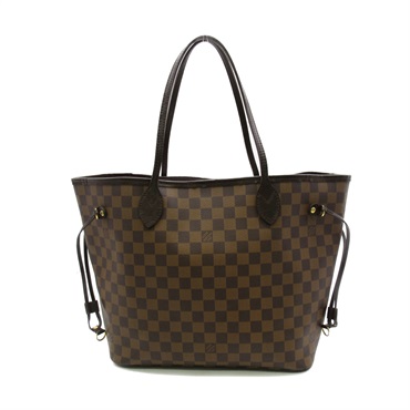 LOUIS VUITTON Neverfull MM Shoulder tote bag N51105 Damier Ebene Used women LV