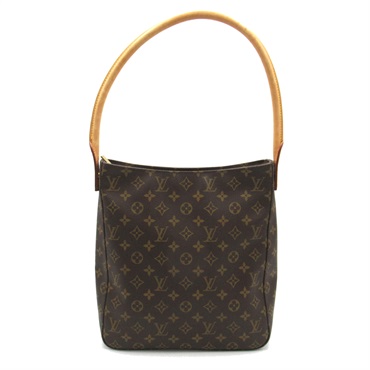 LOUIS VUITTON Looping GM shoulder hand bag M51145 Monogram Used Canvas LV