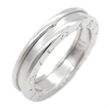 BVLGARI B-zero 1 Ring 1 band 18KWG White Gold Used US size 7.7 #55 women unisex