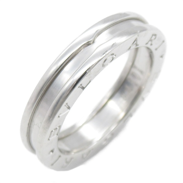 BVLGARI B-zero 1 Ring 1 band 18KWG White Gold Used US size 7.7 #55 women unisex