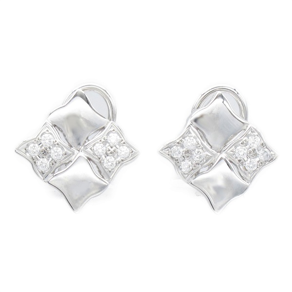 MIKIMOTO Diamond Earring 18KWG White Gold Used women