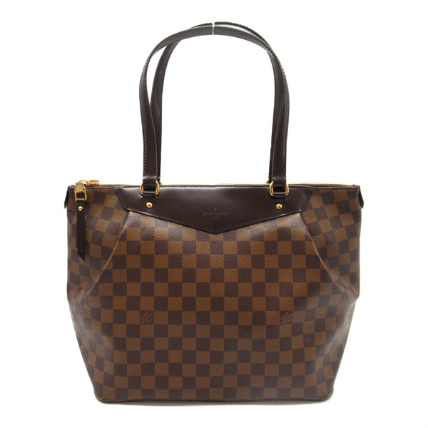 LOUIS VUITTON Westminster GM Shoulder Bag N41103 Damier canvas Brown Ebene Used