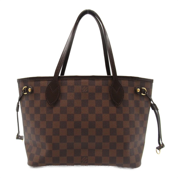 LOUIS VUITTON Neverfull PM Shoulder tote bag N51109 Damier Ebene Used LV