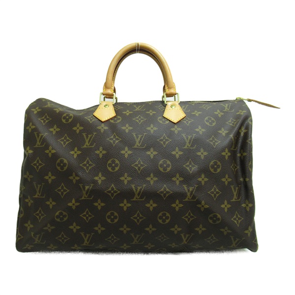 LOUIS VUITTON Speedy 40 Boston Hand Bag M41522 Monogram Canvas Brown Used LV