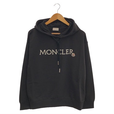 MONCLER Sweatshirt hoodie 8G0001689A1K999S cotton Black NEW mens #S