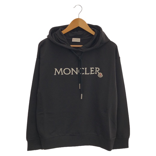 MONCLER Sweatshirt hoodie 8G0001689A1K999S cotton Black NEW mens #S