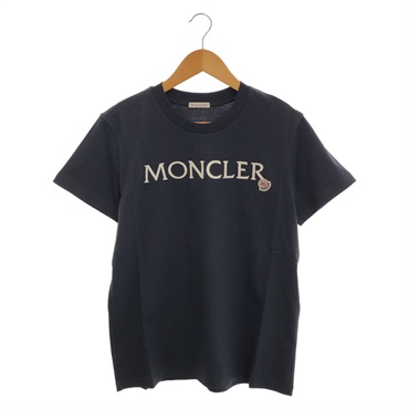 MONCLER Short sleeve T-shirt 8C00006829HP778M cotton Navy NEW Women size M