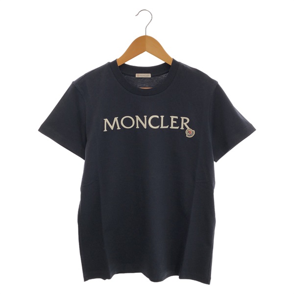 MONCLER Short sleeve T-shirt 8C00006829HP778M cotton Navy NEW Women size M