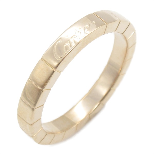 CARTIER Laniere Ring 18KPG Pink Rose Gold Used unisex US size 6.8 #53