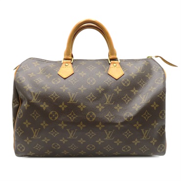 LOUIS VUITTON Speedy 35 Boston Hand Bag M41524 Monogram Canvas Used LV women