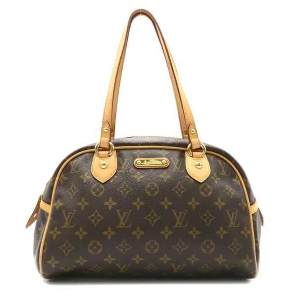 LOUIS VUITTON Montorgueil PM Shoulder Bag M95565 Monogram canvas Brown Used LV