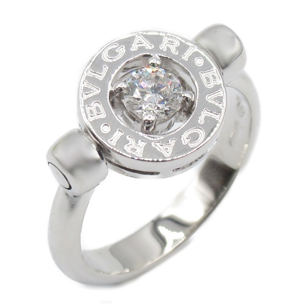 BVLGARI Bulgari diamond Ring 18KWG White Gold Used women US size 4.5 #48