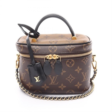 LOUIS VUITTON Vanity NV PM chain crossbody Hand bag M45165 Monogram Reverse LV