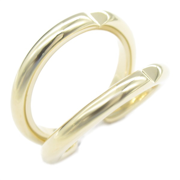 LOUIS VUITTON Vault Upside Down Ring 18KYG Yellow Gold Used US size 6.3 #52