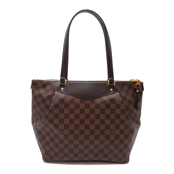 LOUIS VUITTON Westminster GM Shoulder Bag N41103 Damier canvas Brown Ebene Used