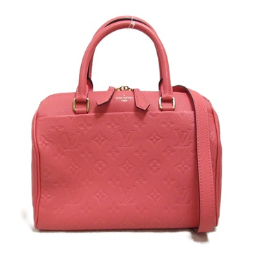 LOUIS VUITTON Speedy Bandouliere 25 Shoulder Bag M42403 leather Pink Used 2way