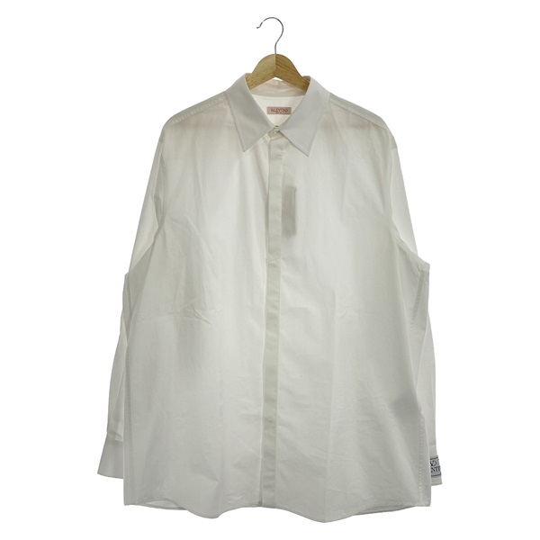 Valentino Long sleeve shirt 3V3ABR954WW0BO40 cotton White NEW Women size 40