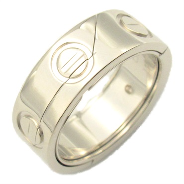 CARTIER Astro Love Ring 18KWG White Gold Used women US size 6 #52
