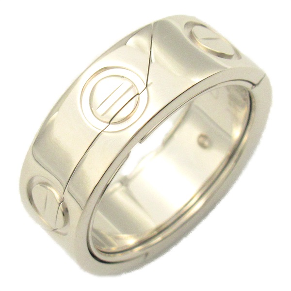 CARTIER Astro Love Ring 18KWG White Gold Used women US size 6 #52