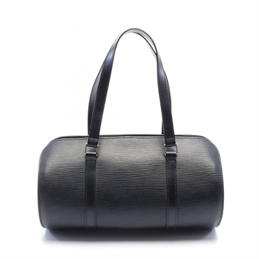 LOUIS VUITTON Soufflo Handbag M52222 Epi leather Black Noir Used Women LV