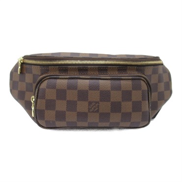 LOUIS VUITTON Melville Waist Bum Bag N51172 Damier canvas Brown Ebene Used