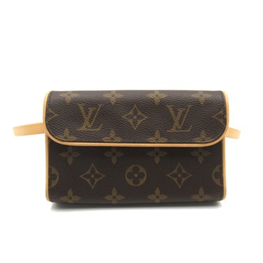 LOUIS VUITTON Florentine Pochette Waist Bag M51855 Monogram canvas Brown Used LV