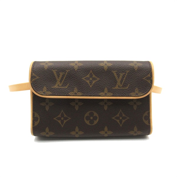 LOUIS VUITTON Florentine Pochette Waist Bag M51855 Monogram canvas Brown Used LV