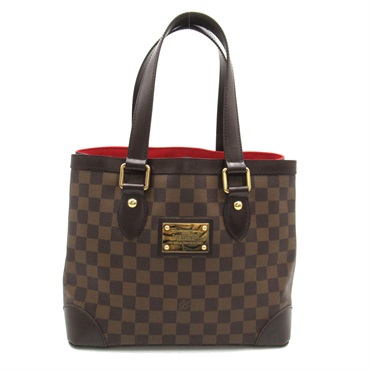 LOUIS VUITTON Hampstead PM Shoulder Tote Bag N51205 Damier Ebene Used