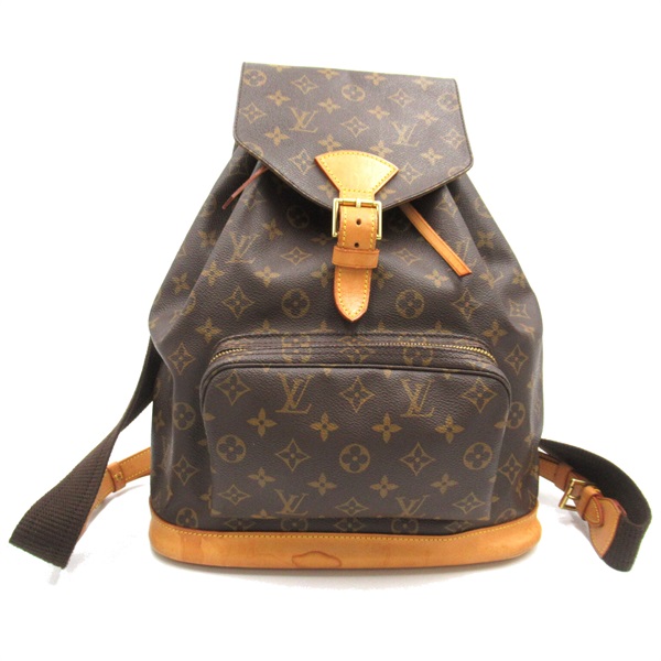 LOUIS VUITTON Montsouris GM Backpack bag M51135 Monogram canvas Used LV women