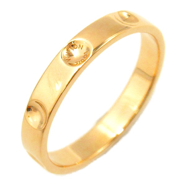 LOUIS VUITTON Alliance Empreinte Ring 18KPG Used US size 9 #59 women